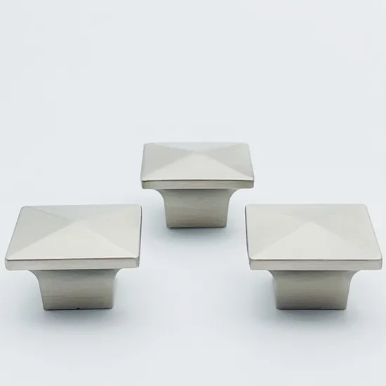 Brushed Nickel Kitchen Cabinet Drawer Knobs Zinc Square Cabinet Knobs Dresser Drawers