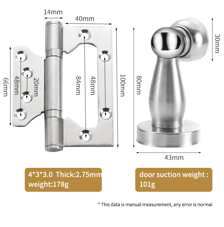 Kitchen Furniture Stainless Steel Butt Hinge