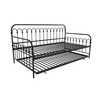 Bedroom Furniture Garden Platform Bed Sofa Metal Iron Frame Daybed with Trundle