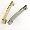 Kitchen Bathroom Bedroom Decoration Chrome Plate Cabinet Drawer Brass Gold Zinc Handle
