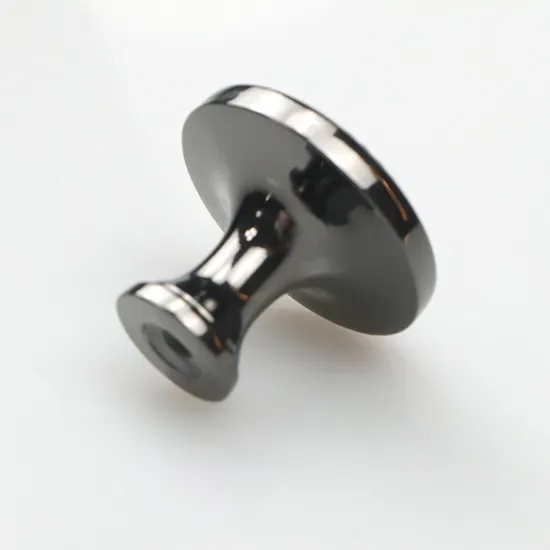 Cabinet Knob Zinc Alloy Black Nickel Dresser Drawer Knobs and Pull