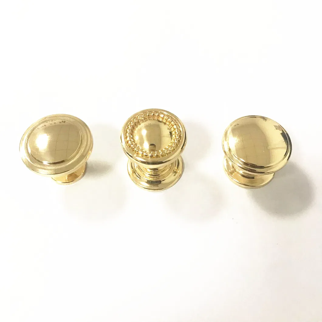 Furniture Hardware Round 30mm Diameter Black Pull Knob