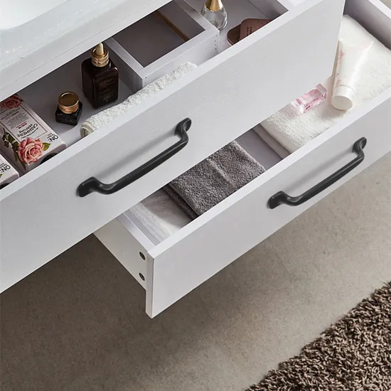 Kitchen Cupboard Drawer Handles Knob Pull Handle Black Furniture Bin Cup Handle