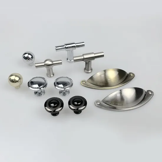 Antique Brass Gold Chrome Drawer Handles Cabinet Zinc Alloy Handle Drawer Knobs