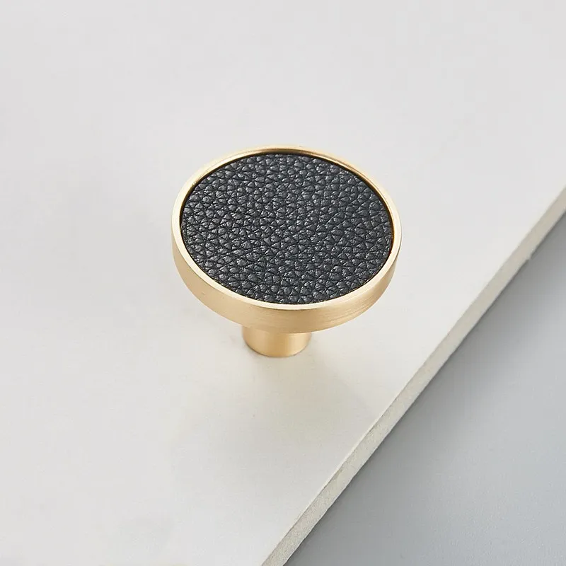 Zinc Alloy Craft Furniture Knobs Brass Antiqui Colorful Shell Cabinet Brass Handles
