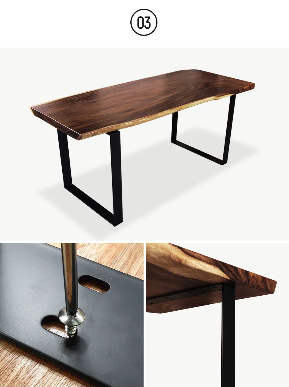 New U-Shape Coffee Table Legs