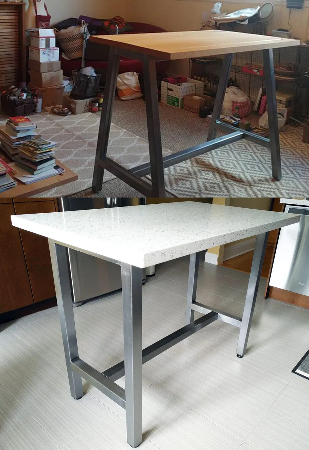 Modern Industrial Dining Restaurant Desk Table Frame