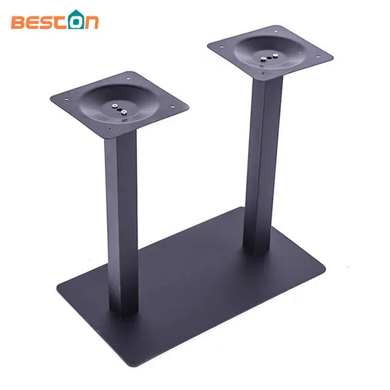 Industrial Dining Room Furniture Furniture Legs Metal Black Dining Table Steel Base