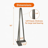Steel Matt Black Coffee Dining Furniture Metal Table Hairpin Legs
