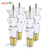 Transparent Furniture Feet Acrylic Bench Legs Fashion Cabinets Coffee Table Sofa Leg