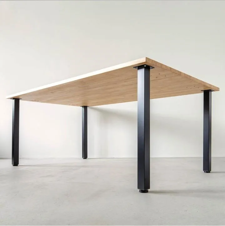 Adjustable Furniture Hardware Fashion Design Round Metal Height Feet Table Legs