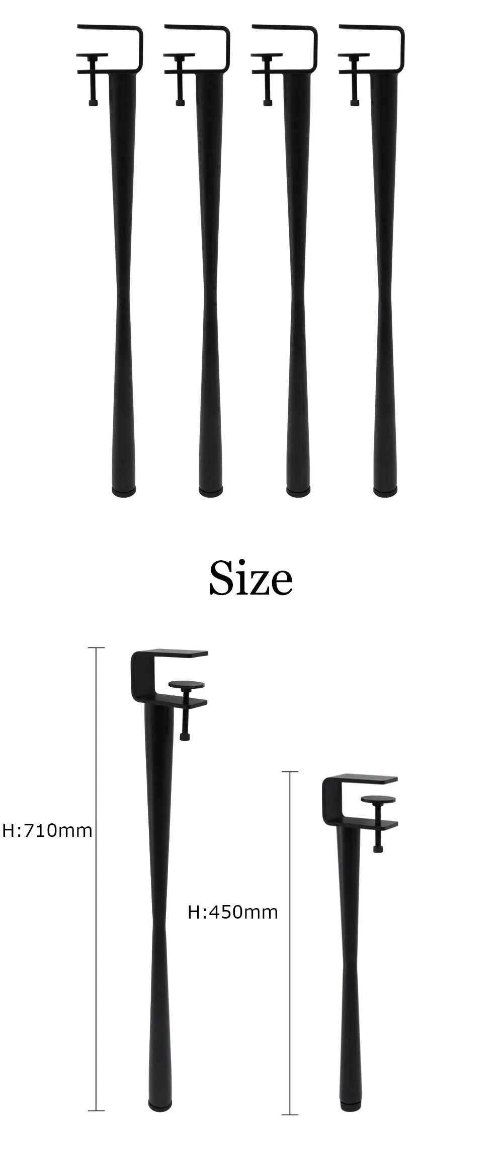 Wholesale Modern Metal Bar Office Desk Cast Iron Steel Table Legs