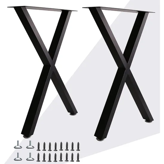 Furniture Leg Metal X Shape Steel Manufacturer Modern Table Legs