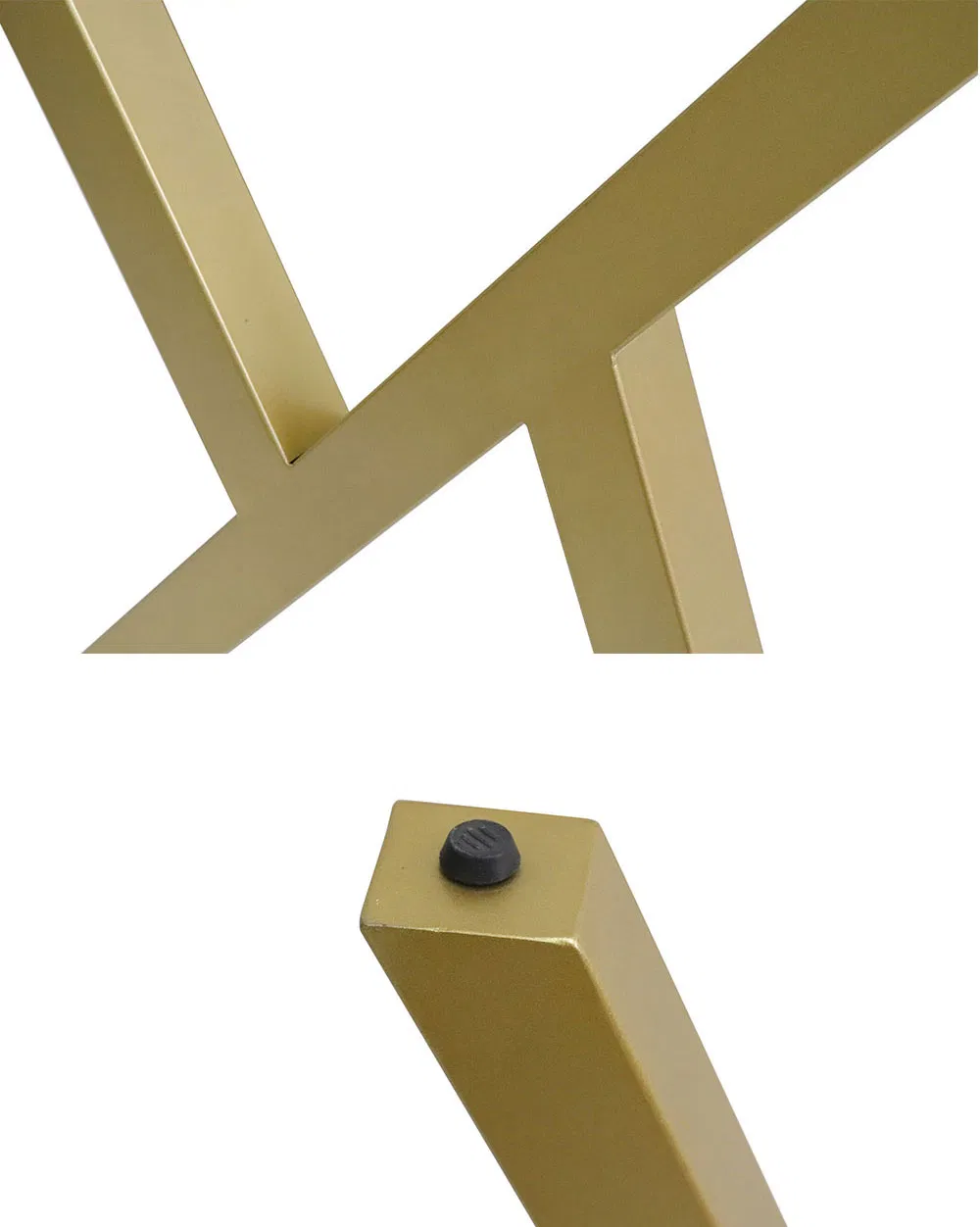 Furniture Office Dining Desk Square Metal Modern Luxury Table Legs