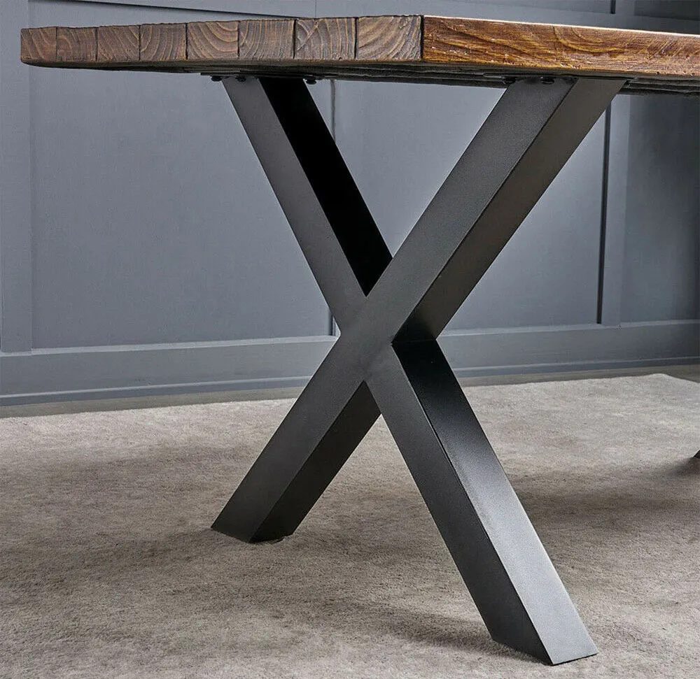 Furniture Office Dining Desk Square Metal Modern Luxury Table Legs