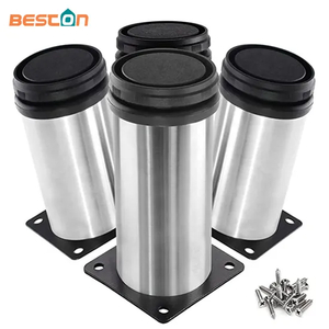 Furniture Risers Legs Kitchen Adjustable Feet Modern Couch Metal Sofa Leg
