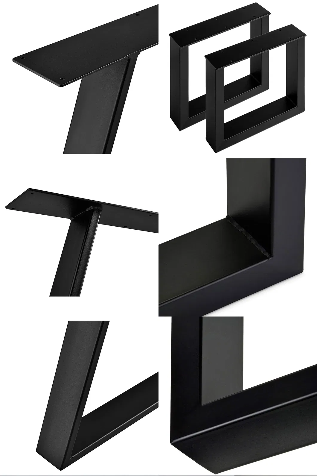 Furniture Office Restaurant Dining Desk Feet Steel Cast Dining Metal Table Legs