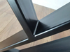 Heavy Duty Furniture Office Restaurant Dining Desk Feet Steel Dining Table Legs