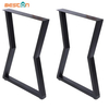 Dining Coffee Square Black Steel Hairpin Metal Table Leg