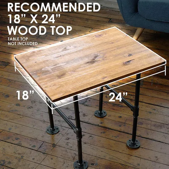 Furniture DIY Industrial Metal Pipes Table Legs