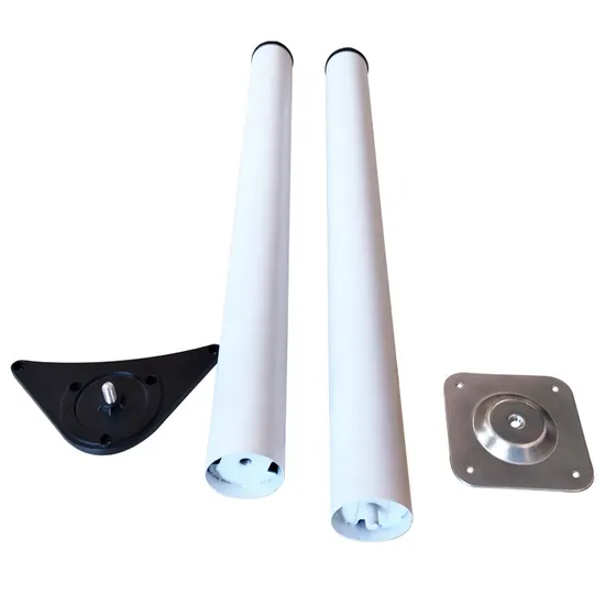 Forged Iron Round Steel Table Legs Riser for Meeting Restaurant Table