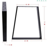 Heavy Duty Industrial Dining Coffee Frame Table Legs