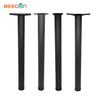 28 Inch Tall Height Adjustable Metal Table Legs