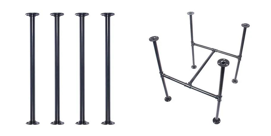 Furniture DIY Industrial Metal Pipes Table Legs