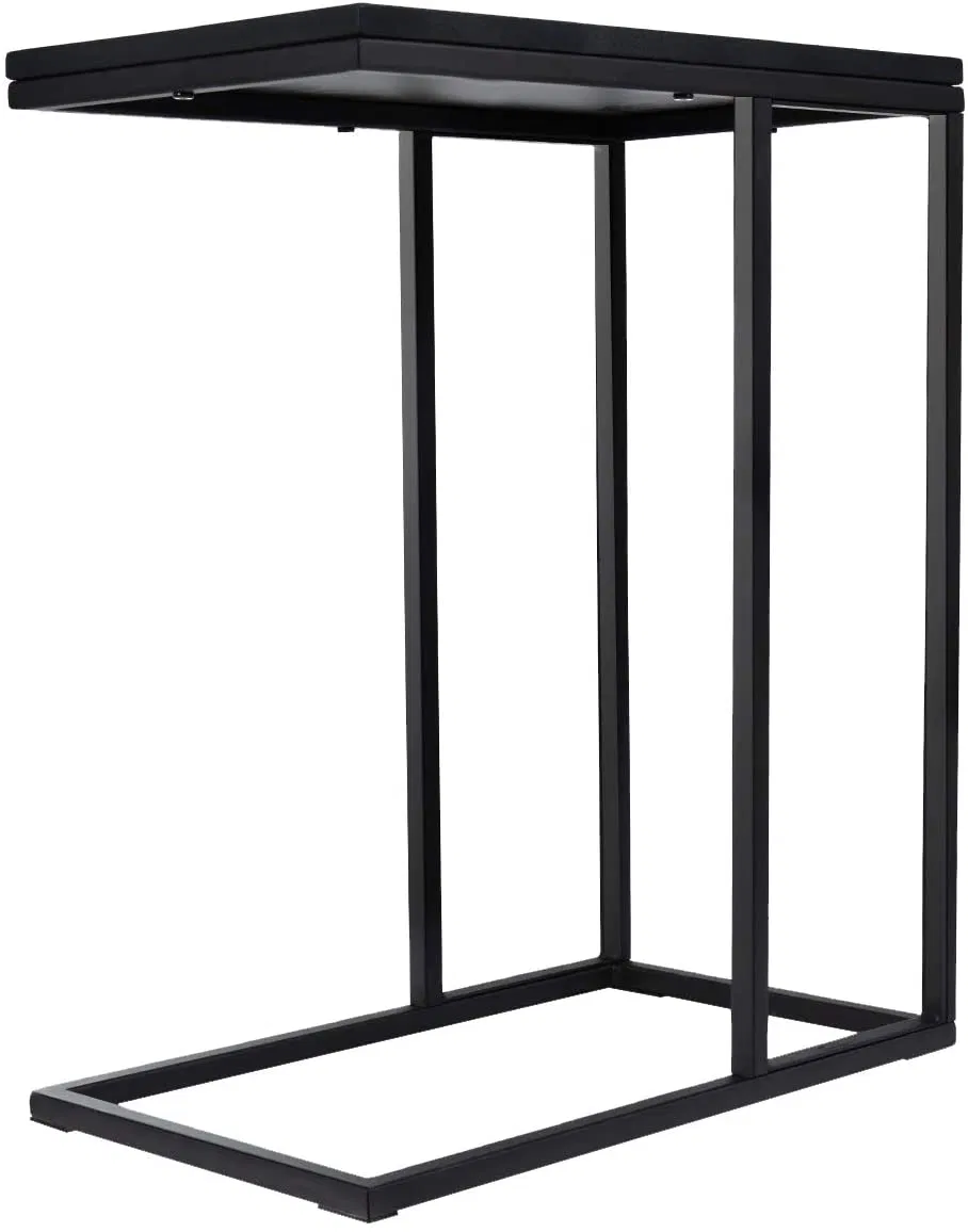 Modern Mobile Snack Nightstand L Sofa Table Frame
