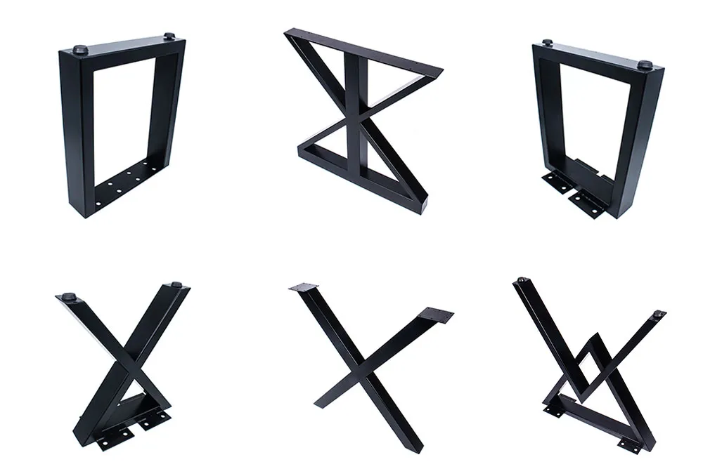 Industrial Bench Rustic Heavy Duty Computer Deck DIY Furniture Legs