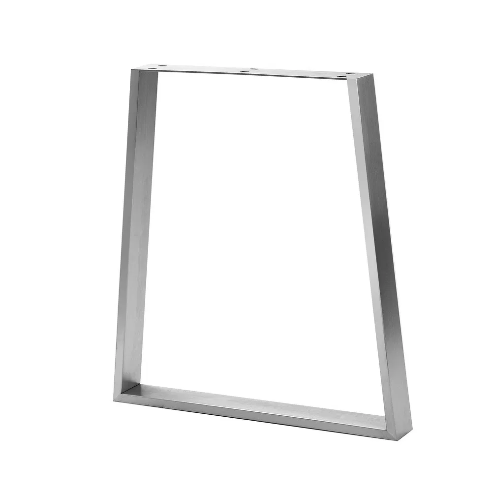 Factory Price Trapezoid Modern Stainless Steel Dining Table Legs