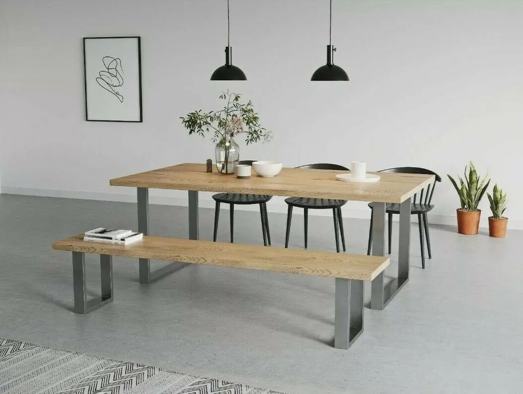 Simple Design Square Stainless Steel Table Leg