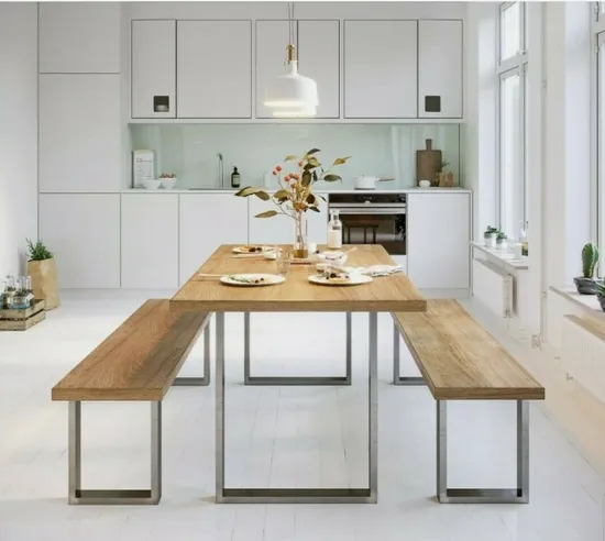 Simple Design Square Stainless Steel Table Leg