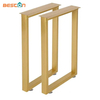 Modern Coffee Gold Table Desk Legs Table Leg Square Iron Bench Legs
