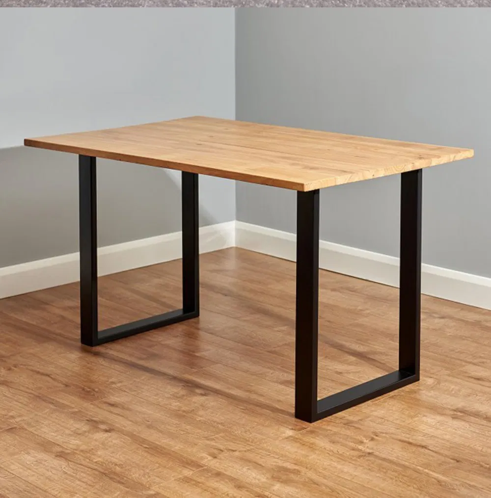 Hot Selling Steel L-Shaped Table Legs Black Coffee Dining Table Legs