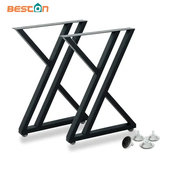 Industrial Metal 28 Inch Desk Office Table Base Legs