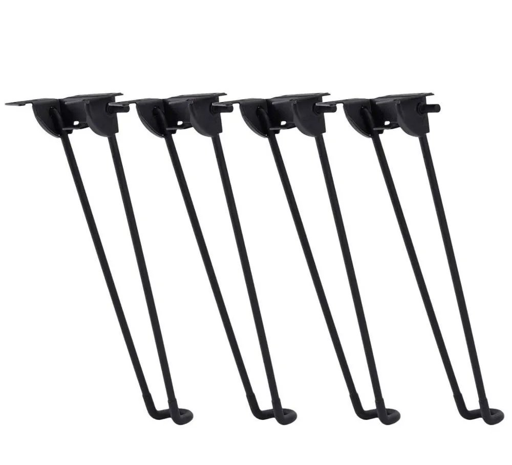 Steel Portable Make Hairpin Metal Foldable Folding Table Legs