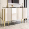 Nordic Light-Luxury White Sideboard Buffet Cabinet for Living & Dining Room