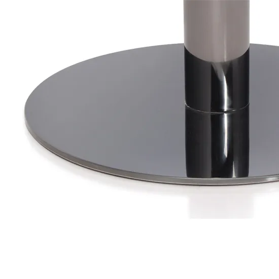 Wholesale Modern Round Black High Steel Coffee&Cafe Metal Table Base