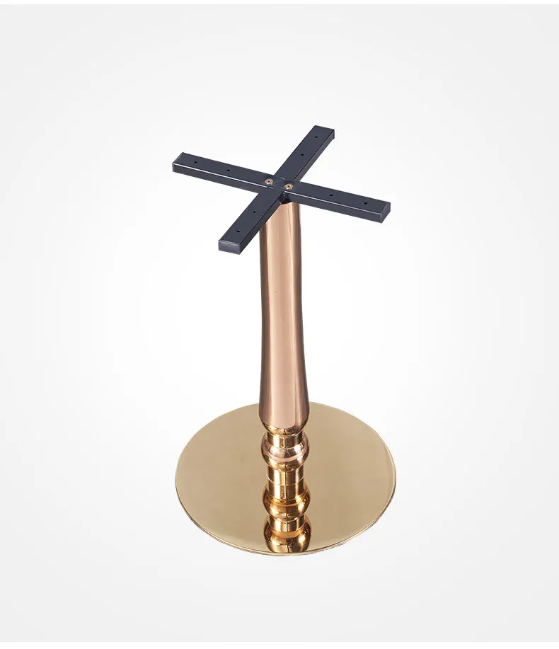 Furniture Coffee Dining Chrome Tulip Modern Metal Stainless Steel Gold Table Base