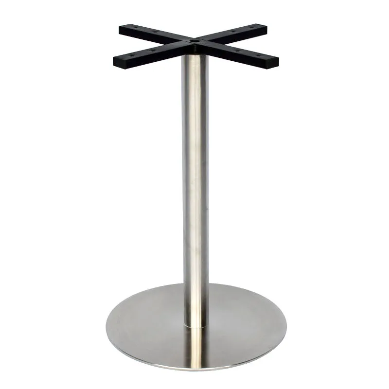 Stainless Steel Table Base for Restaurant Table with X Top Plate