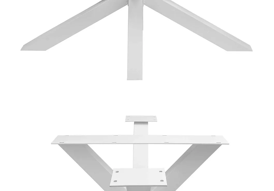 Modern X Shape Restaurant Legs Gold Steel Metal Table Bases