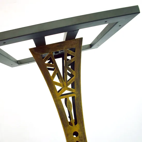 Factory Tower Base Decorative Custom Metal Table Leg