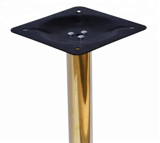 Chromed Furniture Dining Table Legs Stainless Steel Titanium Gold Round Table Base