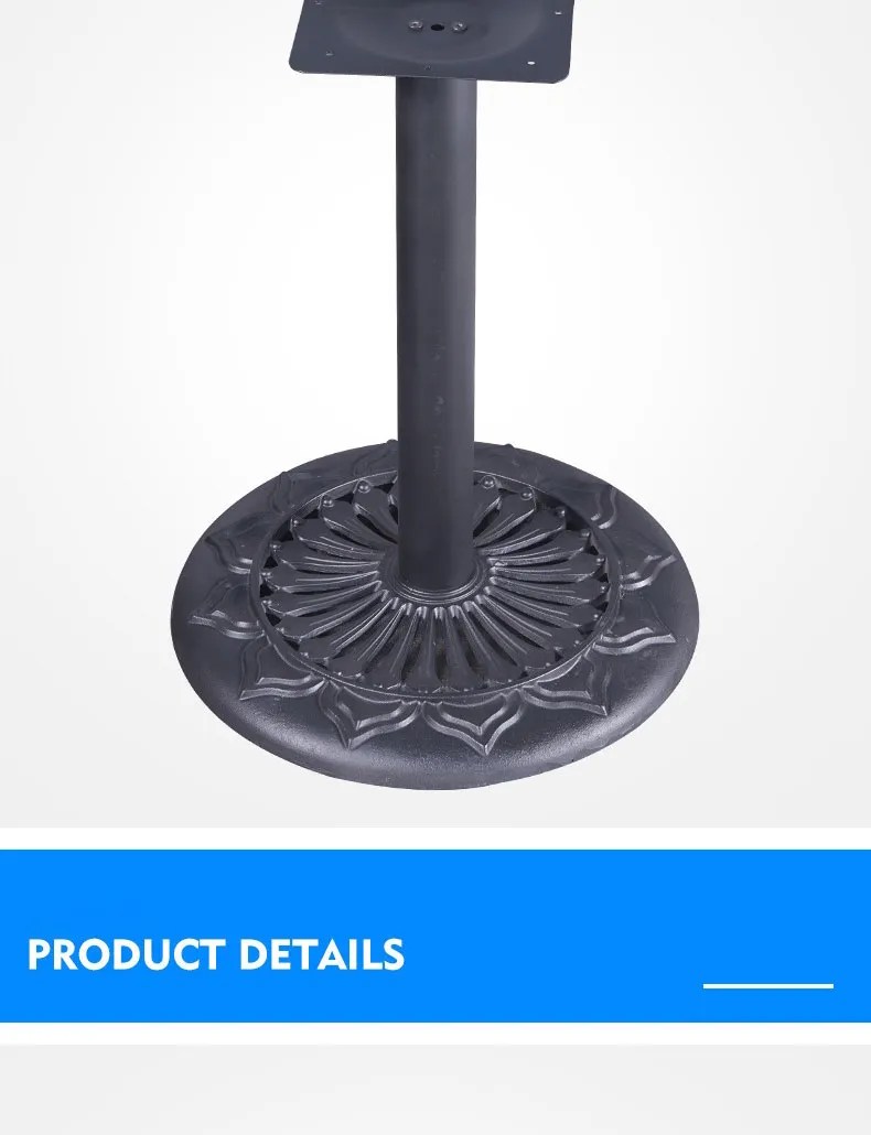 Furniture Metal Tulip Crank Coffee Industrial Wrought Dining Base for Table