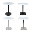 Manufactured Indoor Home Furniture Restaurant Table Modern White Round Dining Table