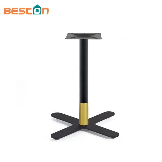 Factory Price Flat Table Bases Brushed Furniture Black Outdoor Coffee Table Stand