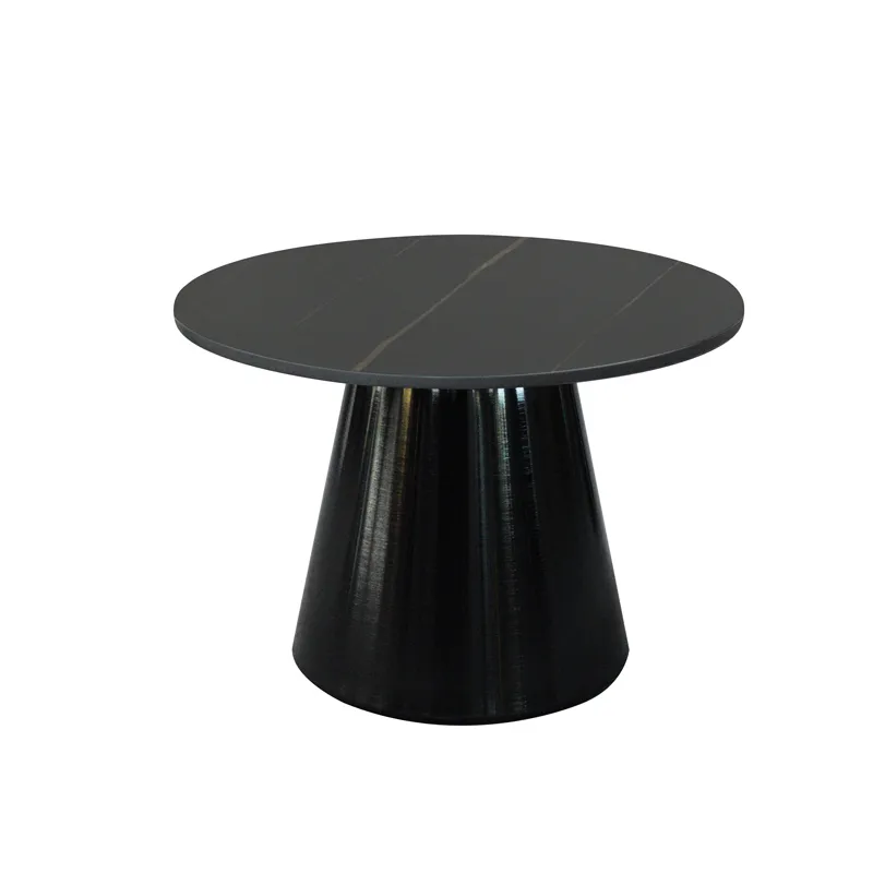 New Model Modern Rectangular Natural Marble Top Coffee Table Aluminum Base