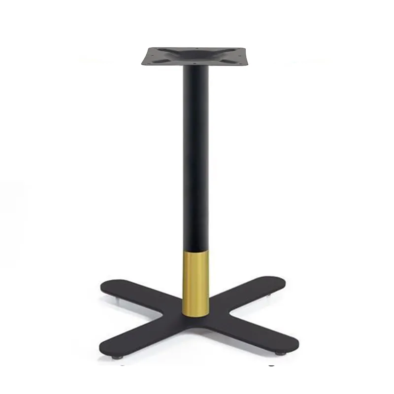Factory Price Flat Table Bases Brushed Furniture Black Outdoor Coffee Table Stand