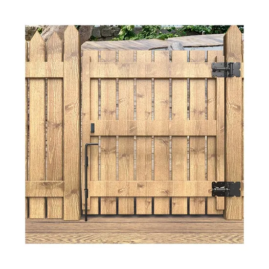 PVC Coated Fencing Trellis Gates Steel Modern Drop Rod Door Hinges